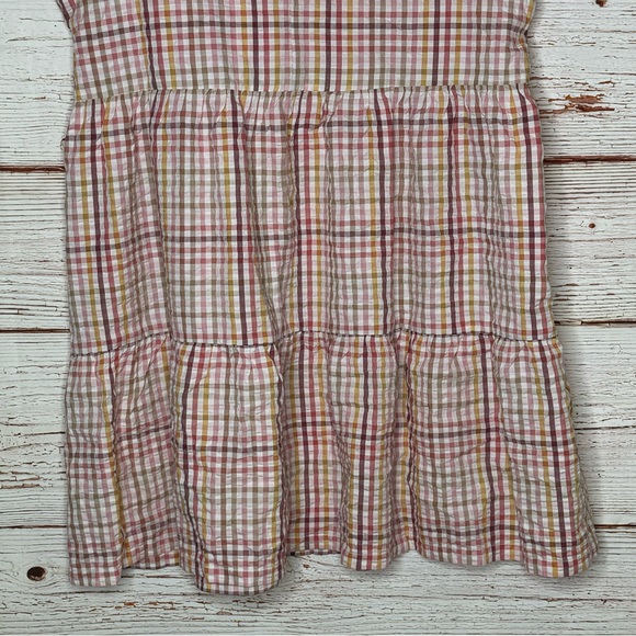 NWT Loft Outlet Multicolor Checked V-Neck Dress Sz XL - Picture 9 of 12